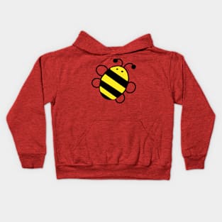 Bold and Bright Bumble Bee Kids Hoodie